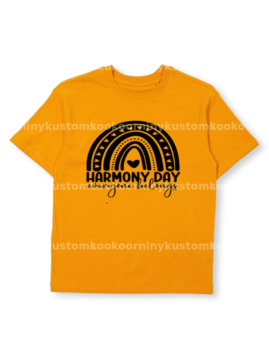 Harmony Day Everybody Belongs - Harmony Day T-Shirt