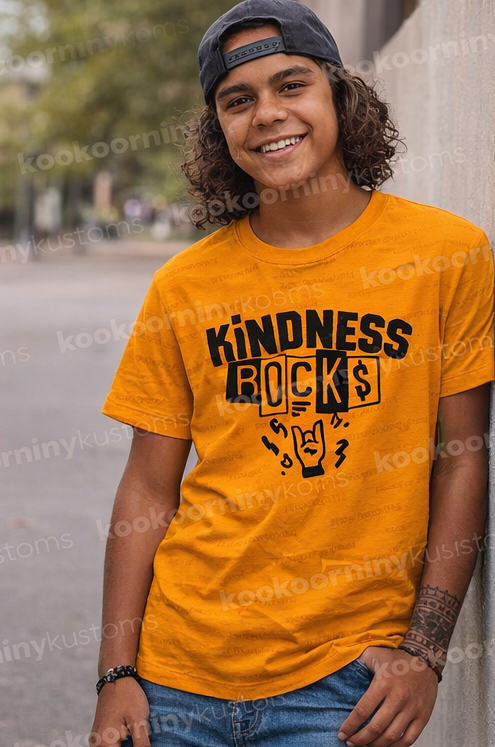 Kindness Rocks - Harmony Day T-Shirt